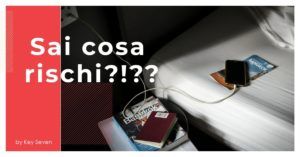 Quando si ricarica smartphone, tablet o pc è sempre bene prestare attenzione! #keyseven #sicurezza